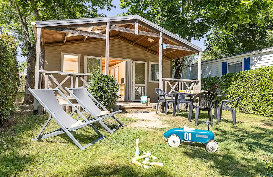 chalet camping paradis