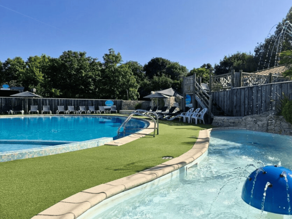 camping grand metairie avec pataugeoire en vendee